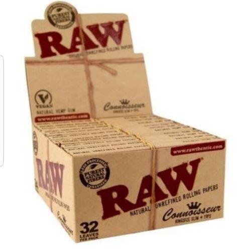 Papel Raw connoisseur classic slim+ tips