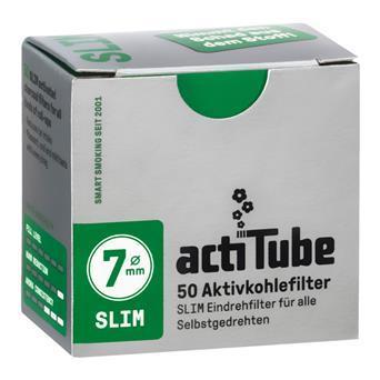 Filtros Actitube 7 mm slim  20 Cajitas de 10 filtros